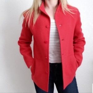 Eileen Fisher Wool Cashmere Blend Button Front Coat PP